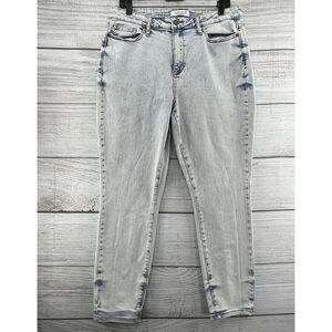 Judy‎ Blue Jeans Women's Sz 15/32 High Rise Ultra Light Acid Wash Slim Fit